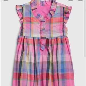 NWT Gap Baby Plaid Ruffle Dress